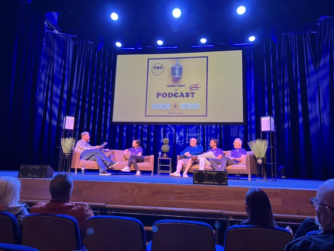 Arc fitness staff at the launch of the ‘more than a podcast’ podcast at the Recovery in Motion conference.