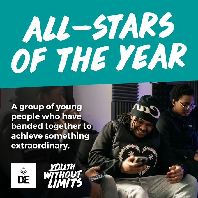 All-Stars of the Year - A group of young people who have banded together to achieve something extraordinary. 