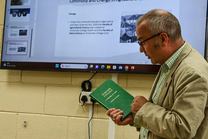Jon Parry, Principal, Gurteen College, with a history of the College