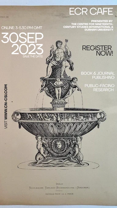 Poster for ECR café