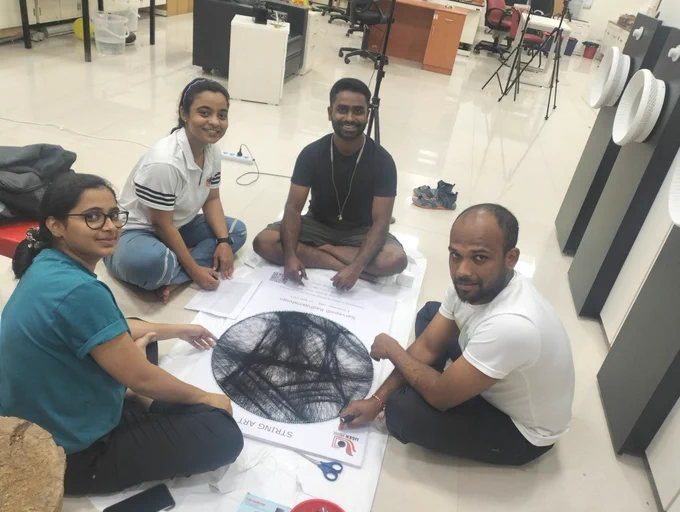 My amazing colleagues who continuously motivated me throughout the journey of bringing together 4000 strings of art. 