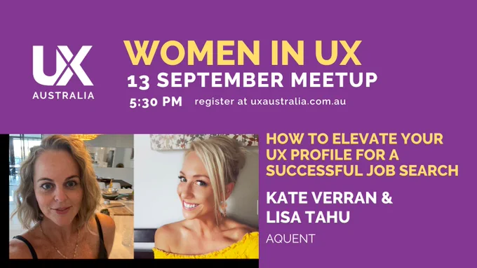 Empower your job search with Women in UX and Aquent.