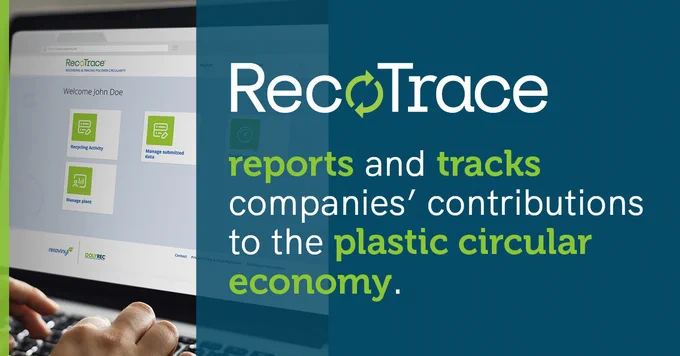 RecoTrace reports and tracks companies' contricutions to the plastic circular economy. 