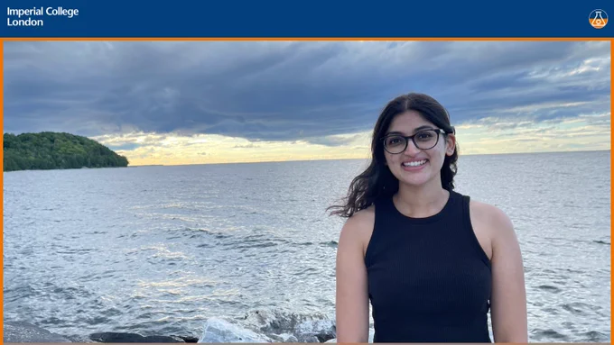 Chemical Engineering student pictured by the sea 