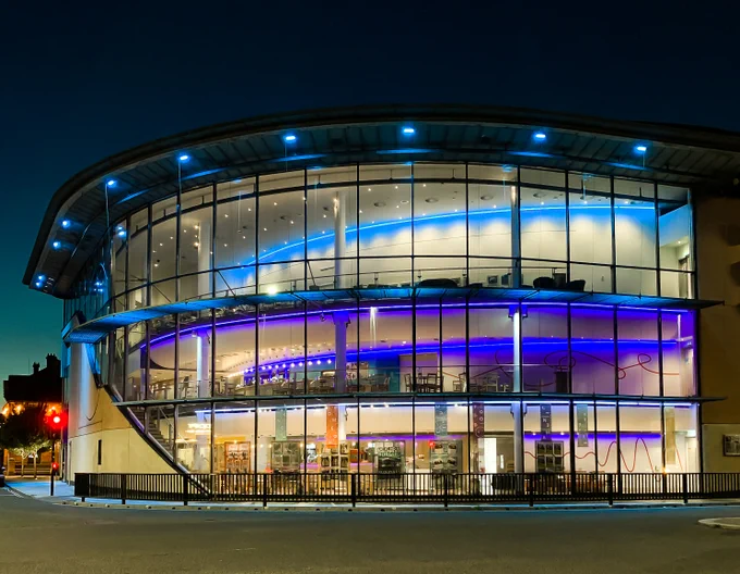 ARC exterior by night by EnA Photography