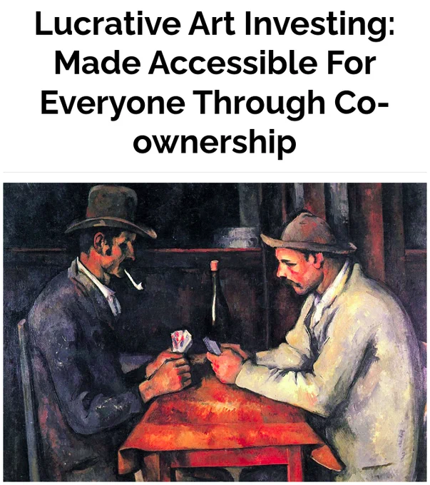 Lucrative Art Investing: Made Accessible For Everyone Through Co-ownership, Masterworks.io