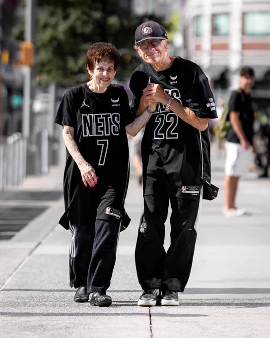 Mr. and Mrs. Whammy in the Statement jerseys 