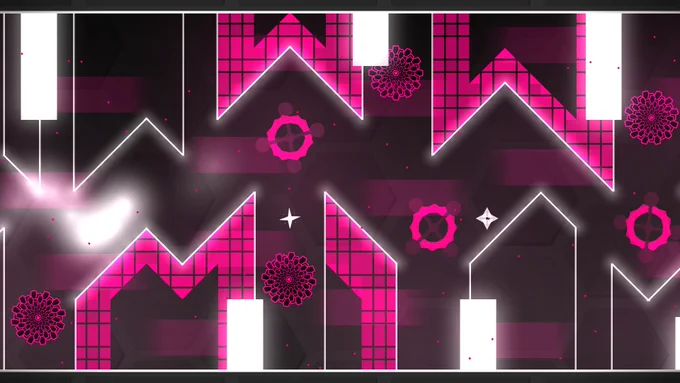 Screenshot of my level "Rose Quartz"