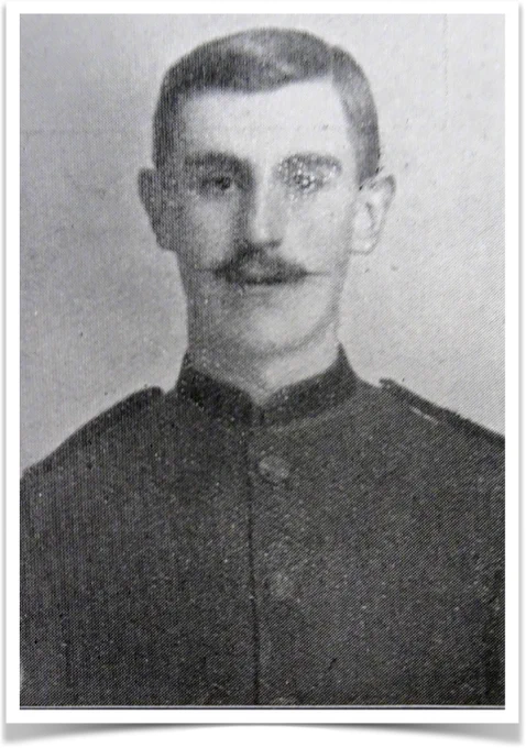 A picture of Rifleman Arthur Pinnock.