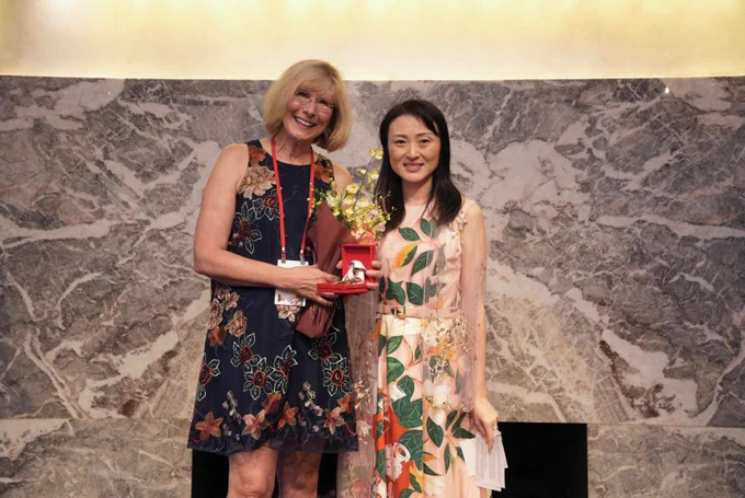 Dr. Dorothy Bulas (left) and Prof. Winnie Chu (right)