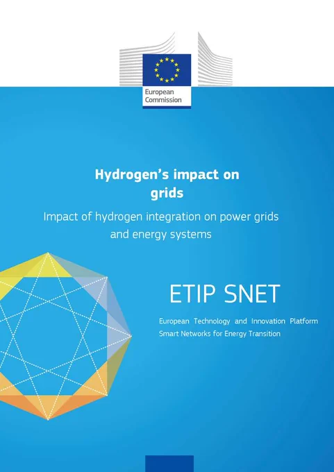 Hydrogen's impact on grids - Publication from ETIP SNET