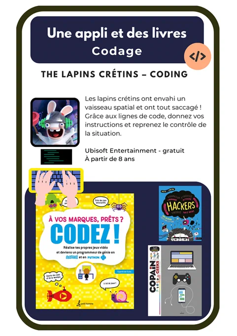 The Lapins Crétins Coding dès 8 ans sur Ipad