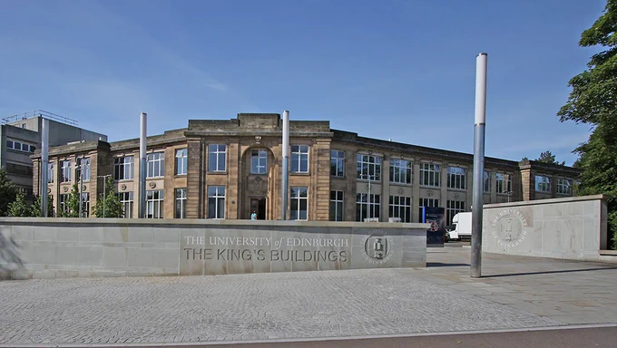 Photograph of the main King's Buildings entrance.