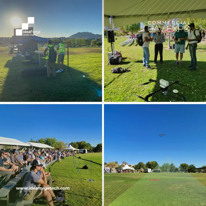 ideaForge at Commercial UAV Expo 2023