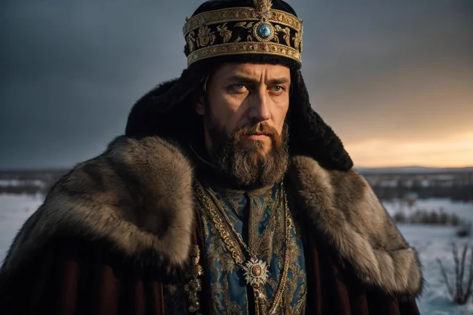 Ivan The Terrible representation from the AI