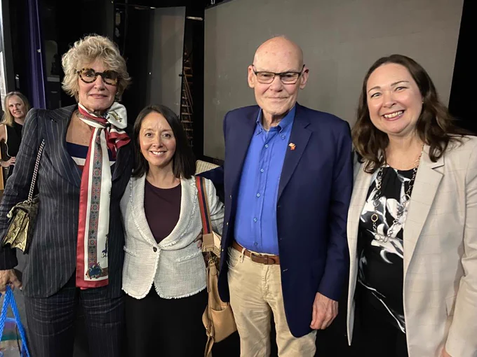 Mary Matalin, Krista Kelley, James Carville, Stacey Connaughton