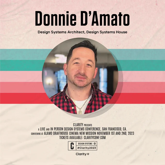 Donnie D'Amato, Design Systems Architect for Design Systems House.