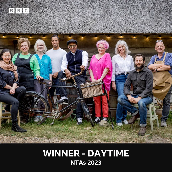 The stars of The Repair Shop, winner of the Daytime award at the National Television Awards 2023