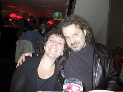 Molly and me at a web event in the long-ago before times.