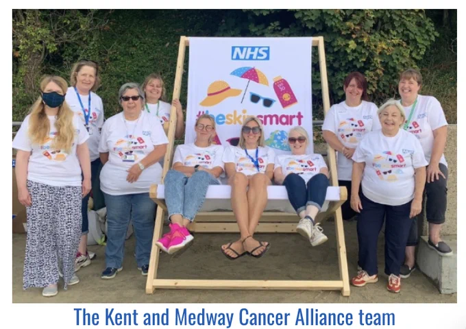 🍀 Good luck @nhskmca @NHSKentMedway at the HSJ Awards tomorrow evening: ‘NHS Communications Initiative of the Year’ for #BeSkinSmart campaign💙
👉🏼https://ow.ly/TUYw50Pxp81

#SkinCancer #Melanoma #Awareness #HSJAwards @HSJ_Awards @NHSKentCHFT @EKHUFT
