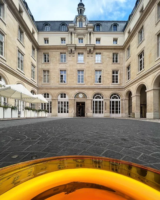 Exposition de l'œuvre sculpturale de Jeremy Maxwell Wintrebert, à l'occasion de la Paris Design Week, dans la Cour d'Honneur de l' Hôtel de la Marine.
