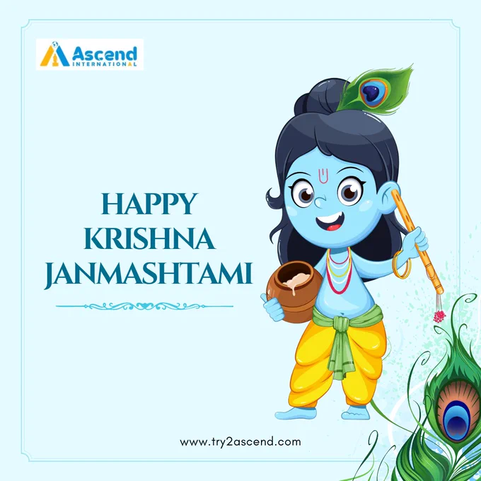 Happy Janmashtami From Ascend Internatinal