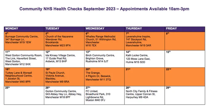 The NHS Health Check is a free check-up of your overall health. Book now