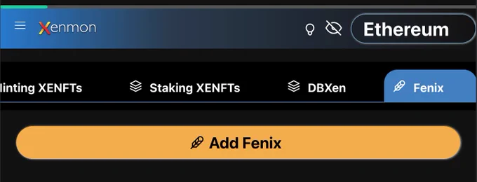 If you have multiple stakes on one address, the total future Fenix payout is shown to the right of the address.

Using the blue calendar icon you can add each stake to your own calendar by loading the downloaded ical file into your favorite calendar app.

All stakes show up in the xenmon calendar and you will be notified of any upcoming stakes just like the notification works for xen mints, stakes and xenfts.

A green circle indicates an active stake, yellow is for deferred stakes and red is for ended stakes.