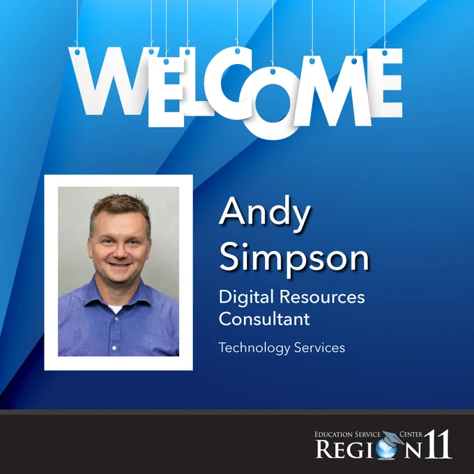 Welcome, Andy Simpson! Digital Resources Consultant, Technology Services