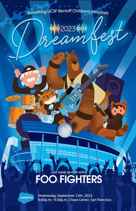 Poster for Dreamfest 2023.
