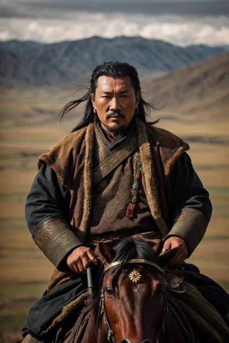 AI representation of Genghis Ghan