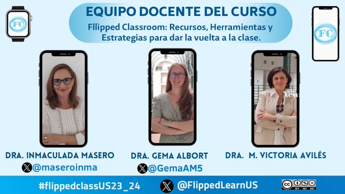 Equipo docente del curso: Flipped Clasroom