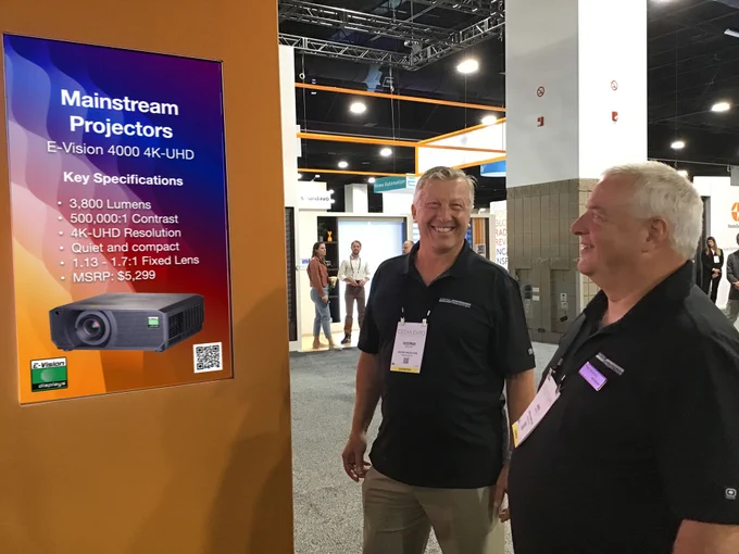 George Walter and Mike Akridge at CEDIA Expo