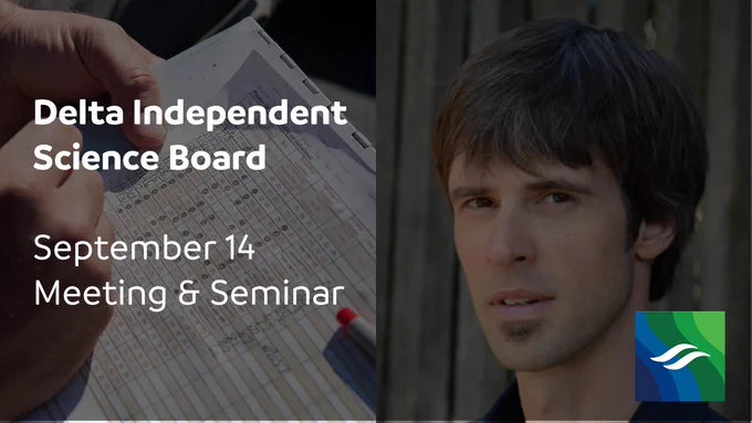 Delta ISB September 14 Meeting and Seminar Graphic with photo of speaker