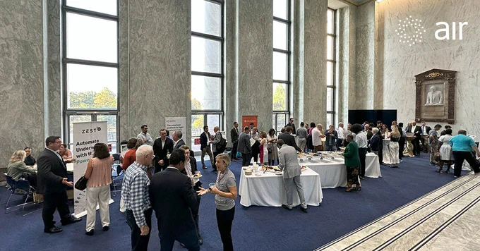 Crowds gathered at AIR's inaugural RegTech Expo held in Washington, D.C. on 9/6/23.