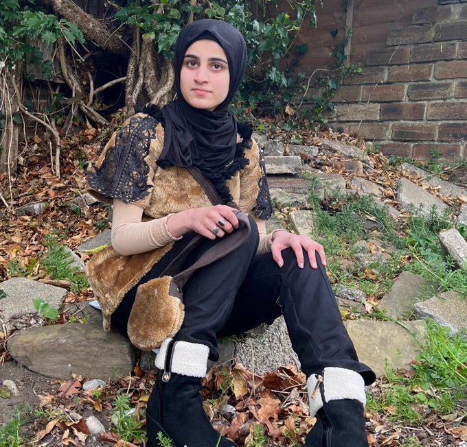 A Vivienne Westwood-inspired design by Faizah Ali, a third year BA (Hons) Fashion student at Heriot-Watt School of Textiles and Design.