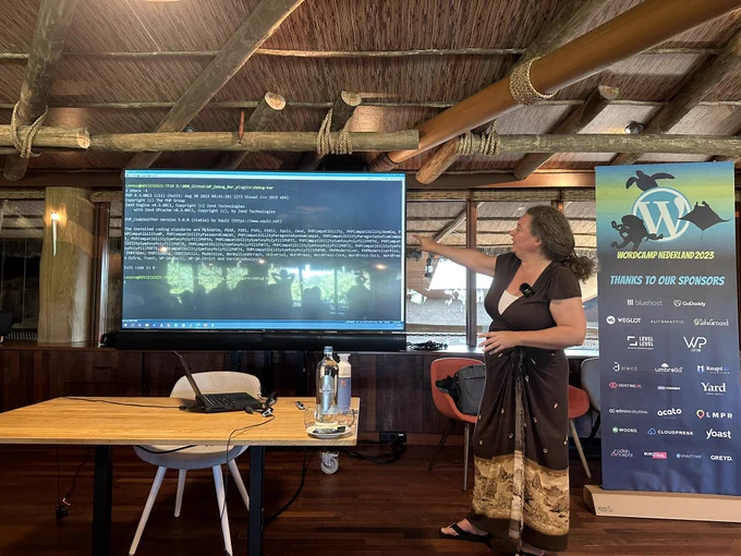 Juliette presenting at WCNL