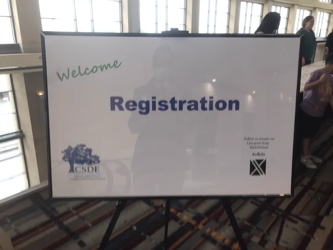 Registration sign
