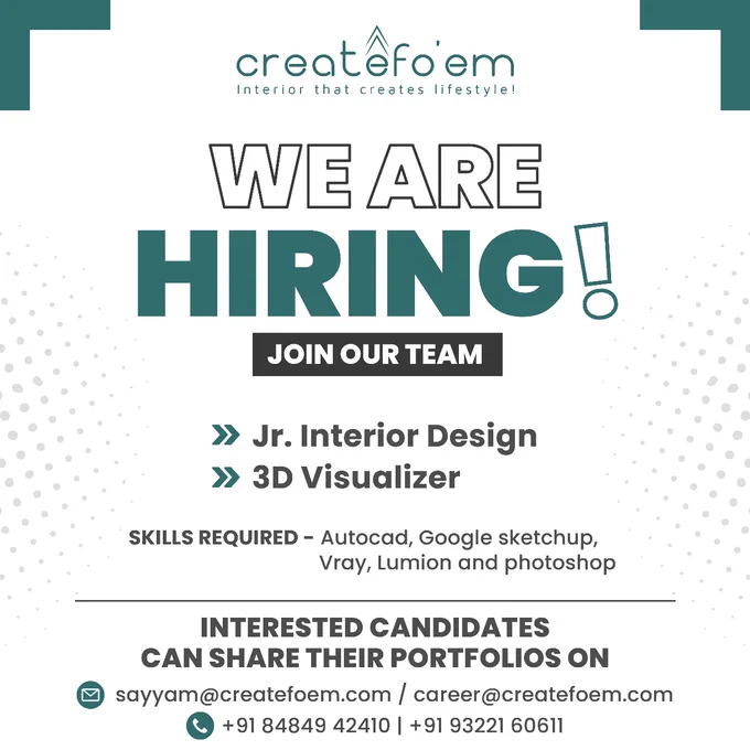 Creatfoem_hiring_Jr_Interior_Designer_3d_Visualizer_job_hiring.jpg