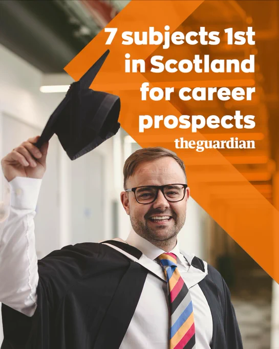 7 subjects 1st in Scotland for career prospects