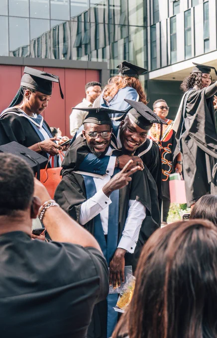 Graduating students.
