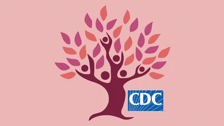 A tree with the CDC logo