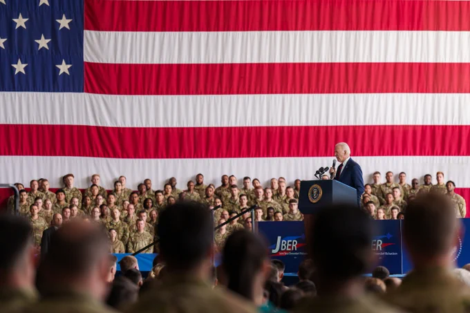 President Biden delivers remarks in Alaska on the 22nd anniversary of the September 11 attacks.