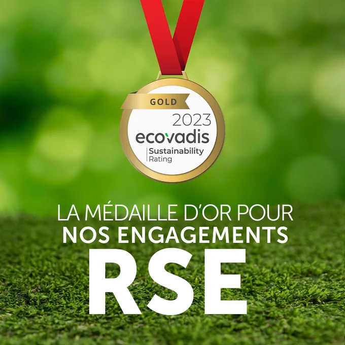 Notre score global de 73/100 nous classe dans le top 1% des entreprises évaluées par Ecovadis dans le secteur de l’audiovisuel 🥇