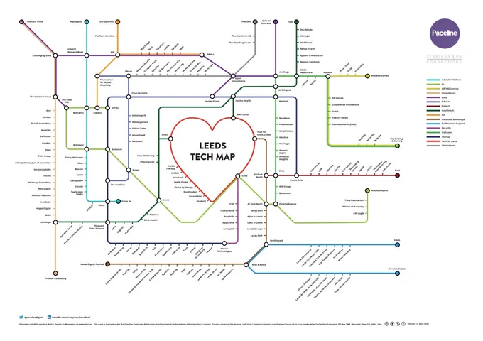 Leeds Tech Map 