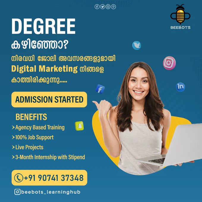 Best Digital Marketing Institute in Kochi | Beebots Learning Hub