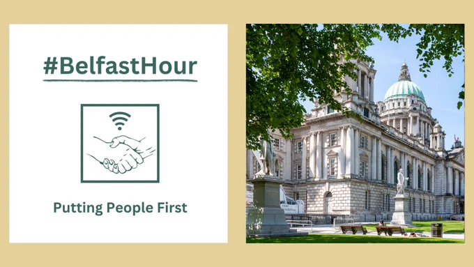 #BelfastHour Logo - Putting People First - Image - Belfast City Hall