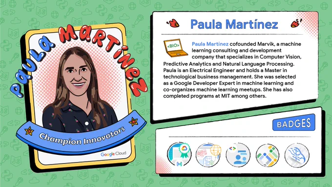 Paula Martinez Innovator Chmapion profile overview