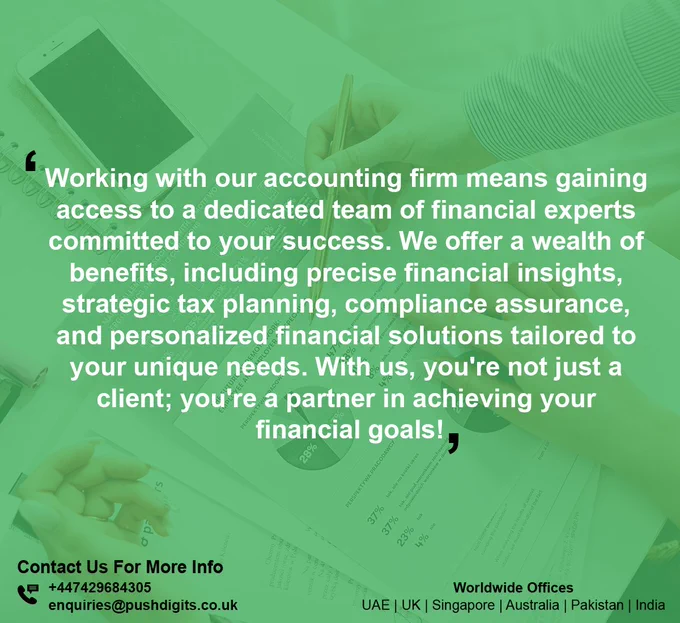gaining access to success, financial insights, assurance, planning of taxes,growth of businesses, financial goals, push digits firm
