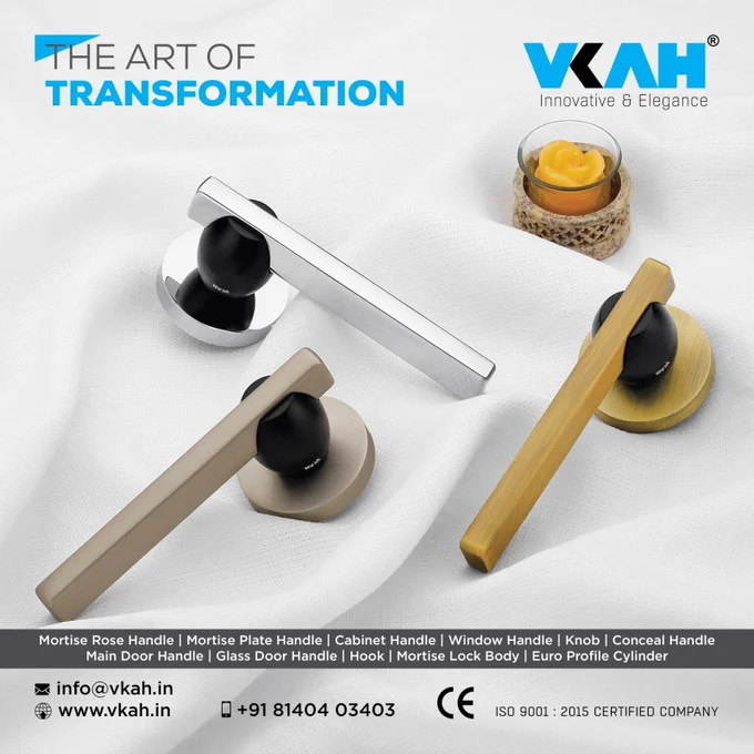 #Hook #MortiseLockBody #EuroProfileCylinder #HardwareProductsManufacturer #Rajkot #HandlesManufacturer #HardwareSolutions #HardwareProducts #ArchitecturalHardware
Dealers & Distributors Enquiries Solicited

VKAH Interior LLP. (Rajkot)
Contact: Mr. Herit Patel -  91 8140403403

For inquiry via WhatsApp click: http://bit.ly/8140403403

Email: info@vkah.in
Website: www.vkah.in